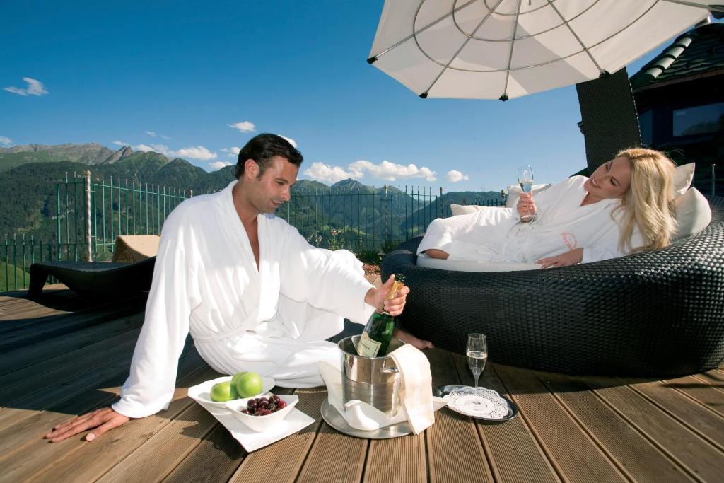 Wellnessresidenz Schalber Hotell Serfaus Exteriör bild
