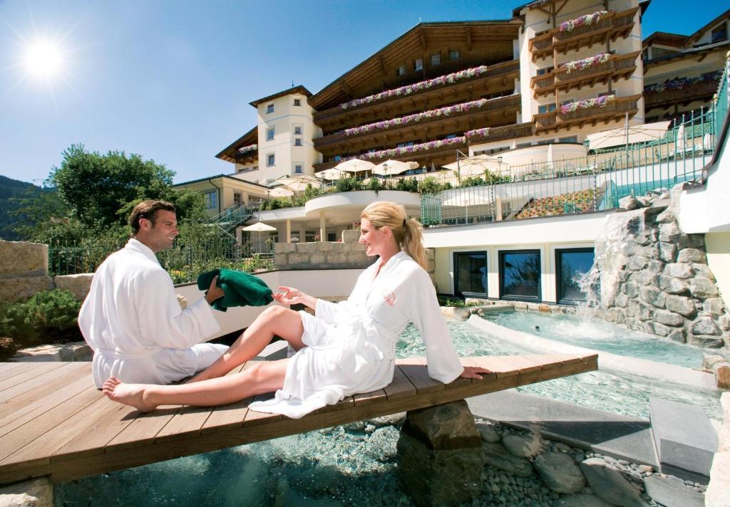 Wellnessresidenz Schalber Hotell Serfaus Exteriör bild